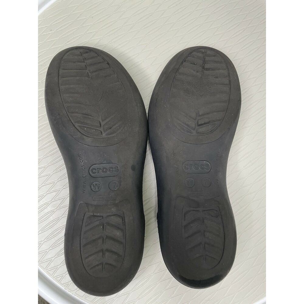 Crocs Women’s Olivia II Slingback Ballet Flats US 7 Black Comfort Slip On Jewel - Picture 11 of 11